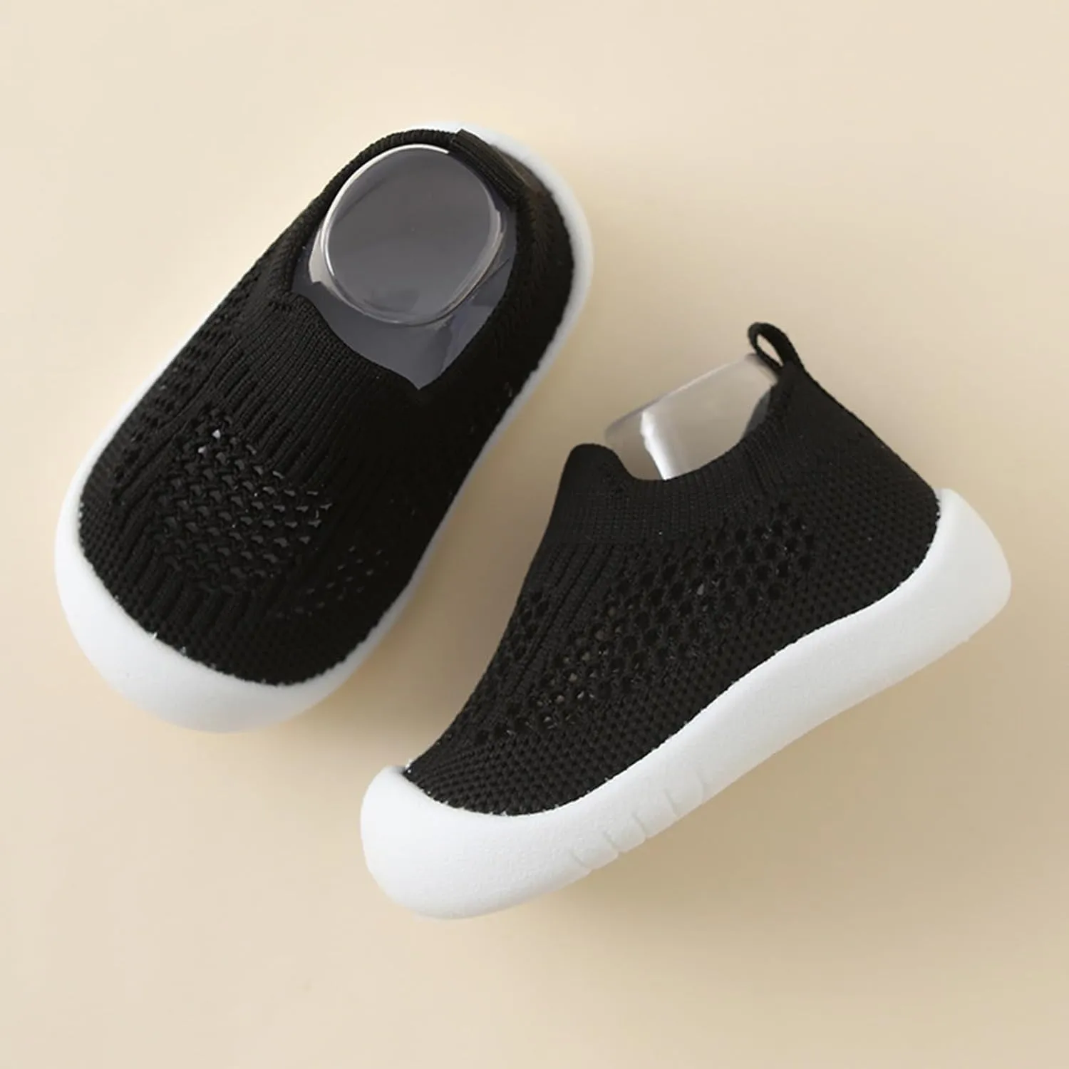 Toddler Boys Girls Shoes Baby Sock Shoes Non-Slip Breathable Sneakers Lightweight Mesh on Floor Slipper