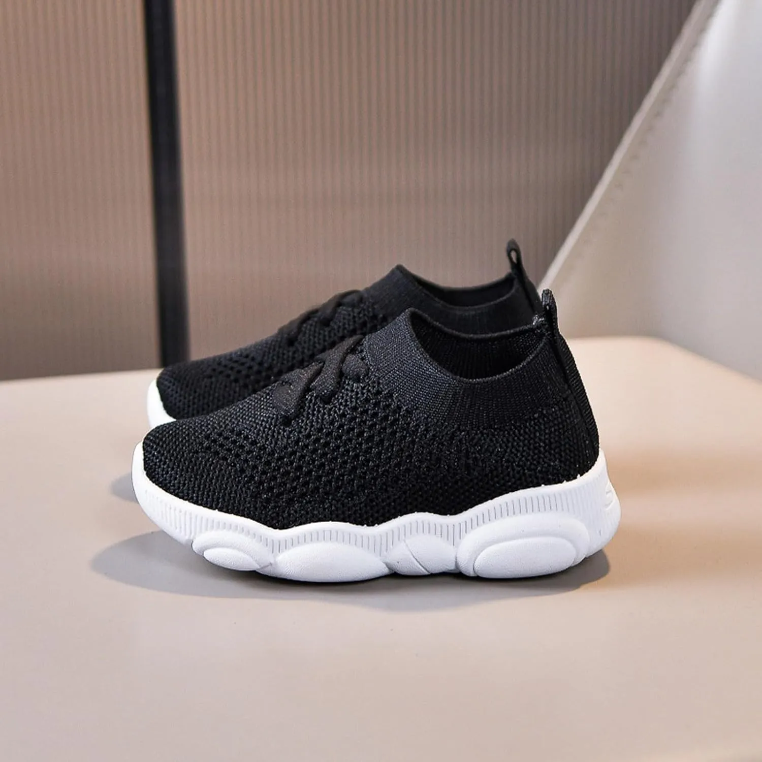 Toddler Boys Girls Wide Barefoot Shoes Little Kids Minimalist Sneakers Casual Breathable Walking Tennis Shoes Indoor Outdoor
