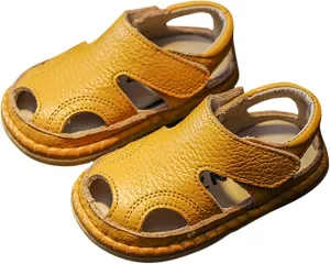 Toddler Comfortable Sandals Summer Baby Sandals 0 to3 Years Boy Shoes Soft Sole Baby Girl Leather Breathable