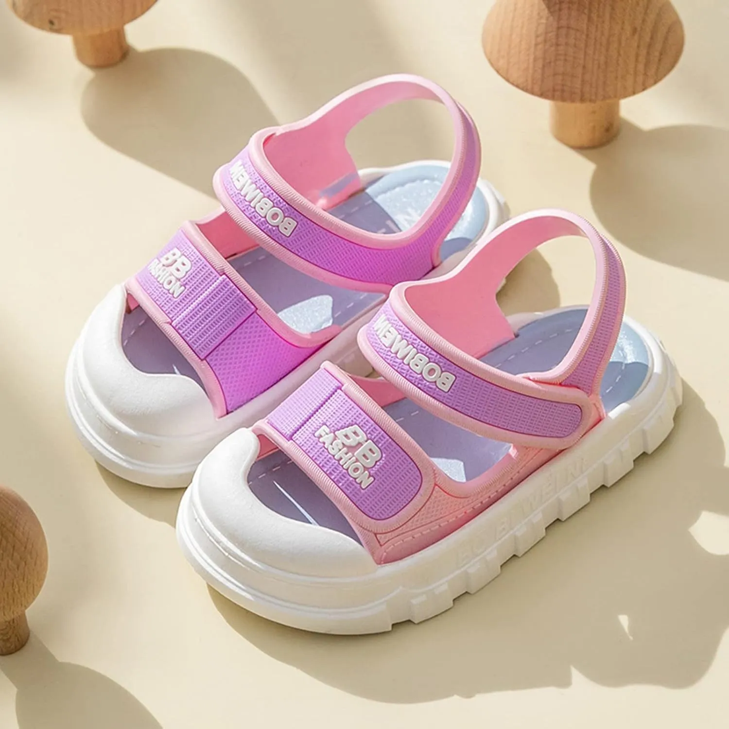 Toddler Comfortable Shoes 2023 Children Sandals Summer Girls Nonslip Soft Sole Cartoon Baby Sandals Slippers