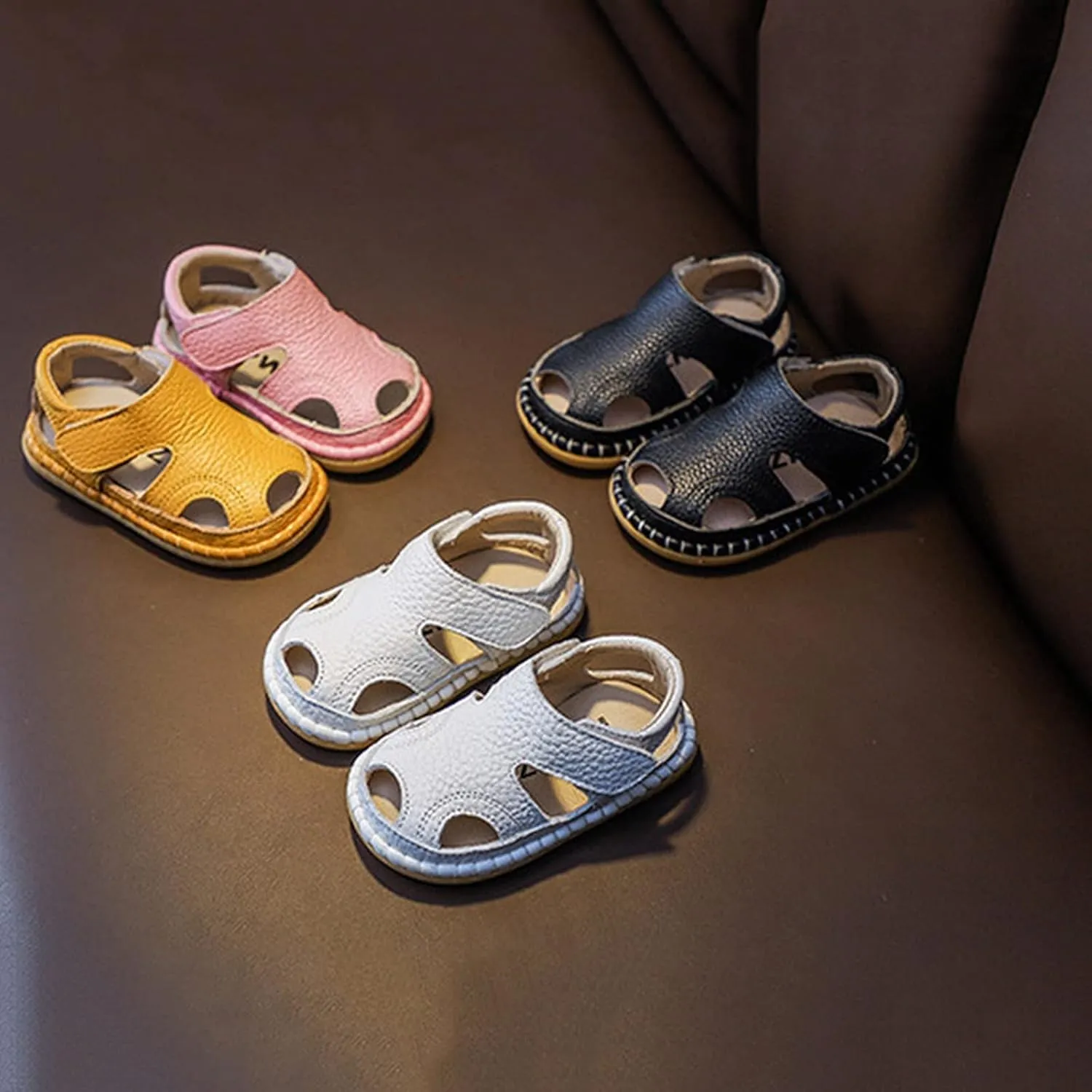 Toddler Cute Shoes Summer Baby Sandals 0 to 3 Years Boy Toddler Shoes Soft Sole Baby Girl Leather Breathable
