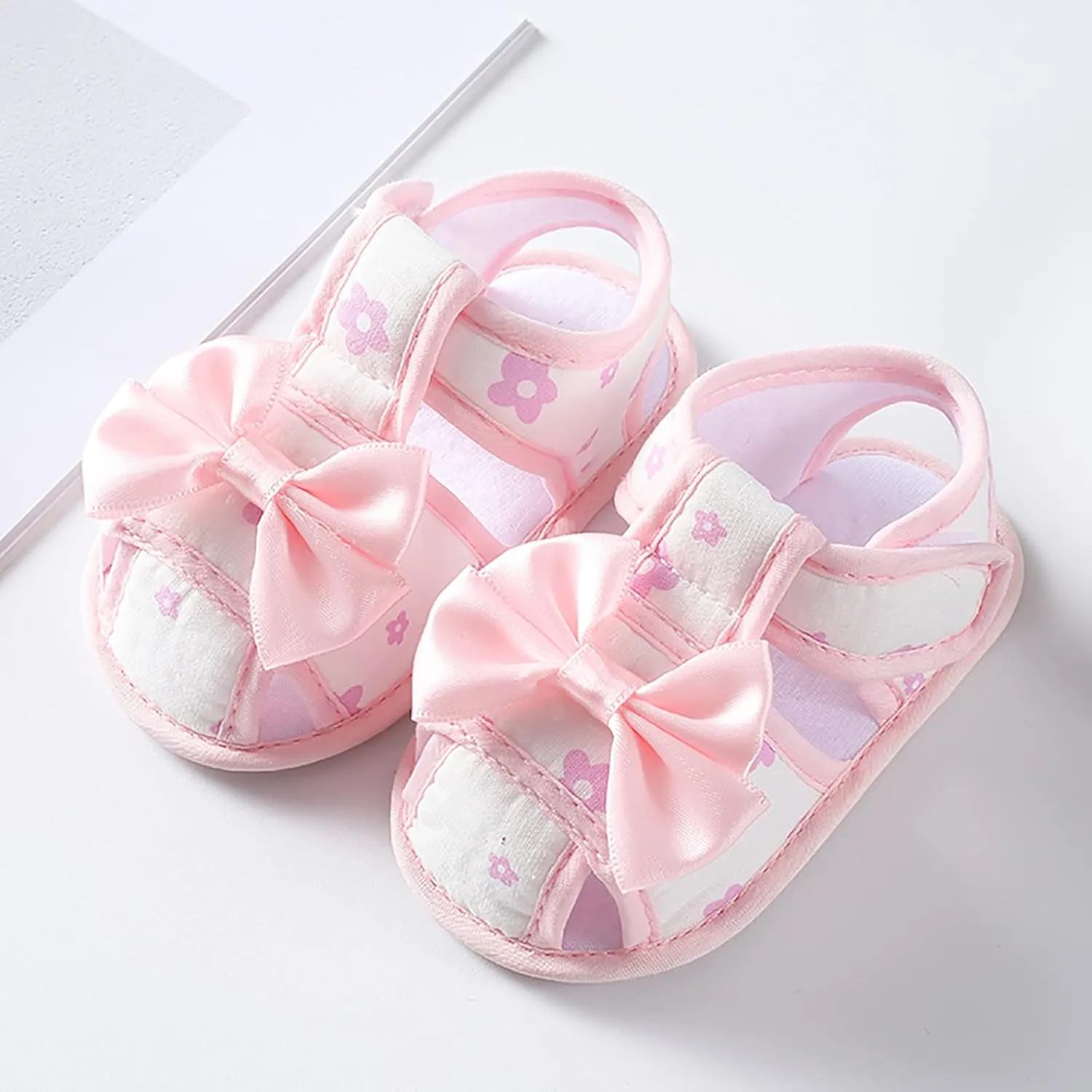 Toddler Girl Wide Shoes Baby Girls Soft Toddler Shoes Infant Toddler Walkers Shoes Bow Princess Shoes Toddler Shoe 6
