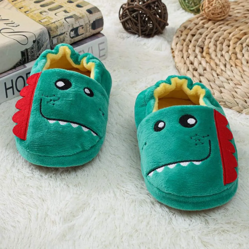 Toddler Girls Boys Shoes Infant Kids Slippers Baby Cartoon Soft-Soled Warm Baby Shoes Girls' Sneakers