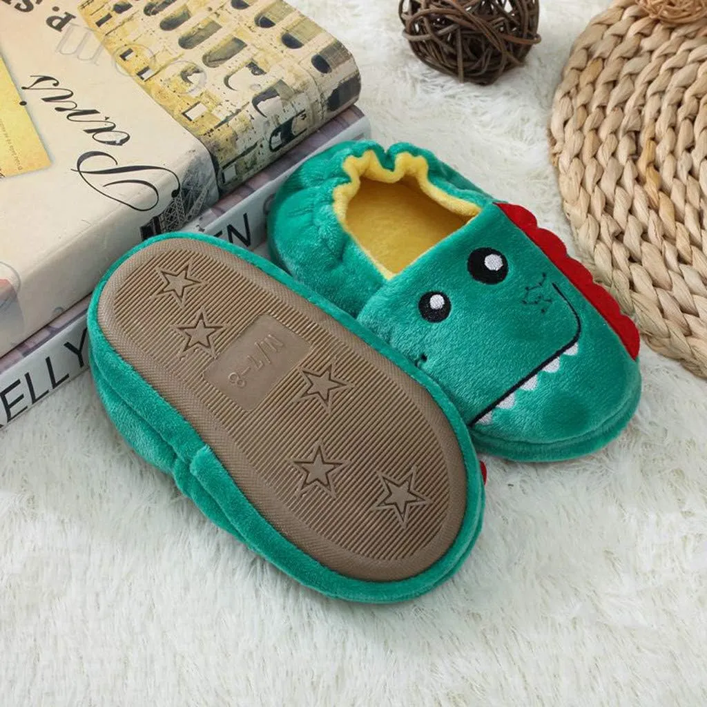Toddler Girls Boys Shoes Infant Kids Slippers Baby Cartoon Soft-Soled Warm Baby Shoes Girls' Sneakers