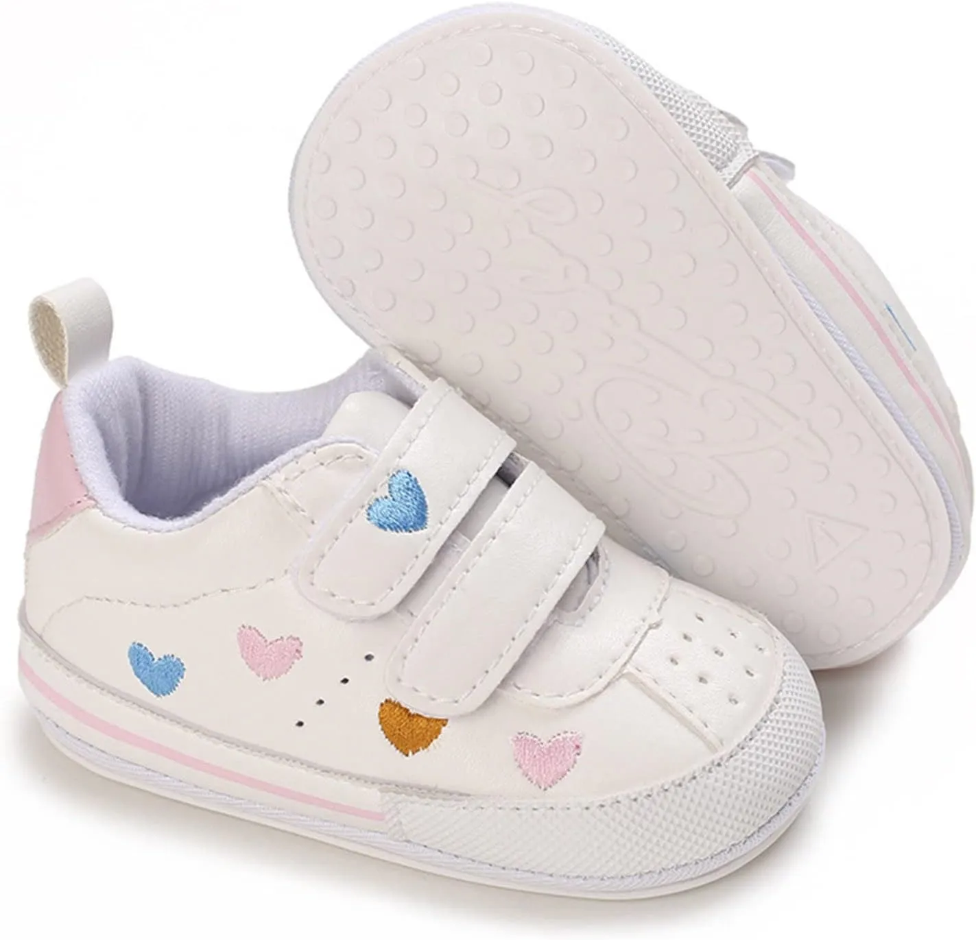 Toddler Girls Walking Shoes Non-Slip Soft Sole Running Shoes Lightweight Breathable Athletic Sport Tennis Trainers
