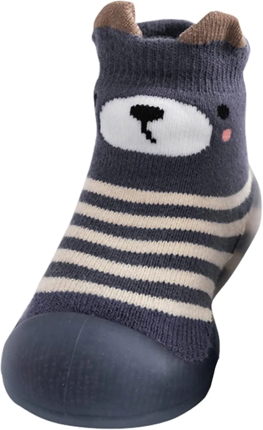 Toddler House Slippers Boys Kids Toddler Baby Boys Girls Solid Warm Knit Soft Sole Rubber Shoe Slipper Boys Owl Slippers