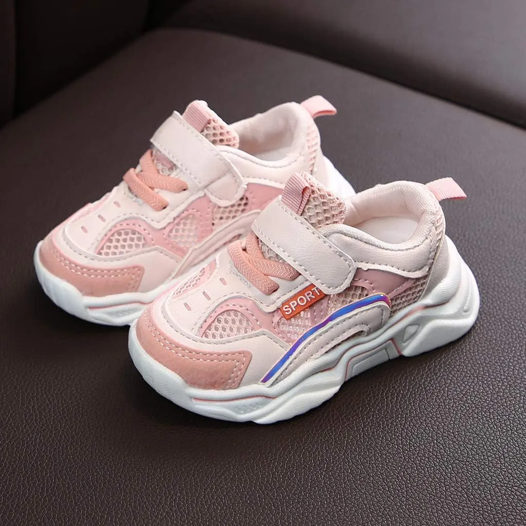 Toddler Infant Kids Baby Girls Boys Shoes Mesh Sports Casual Fashion Walking Shoes for Baby