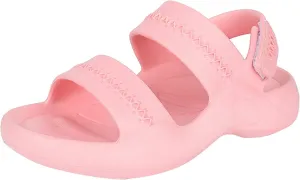 Toddler Memory Foam Open Toe Sandals With Strap Baby Boys Girls Summer Fashion Wide Shoes Light Comfy Slip On Loafers