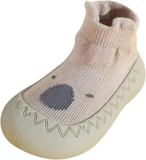 Toddler Sock Shoes Baby Boys Girls Slippers Shoes Non-skid First Walking Shoes Indoor Sneakers for Newborn Infants