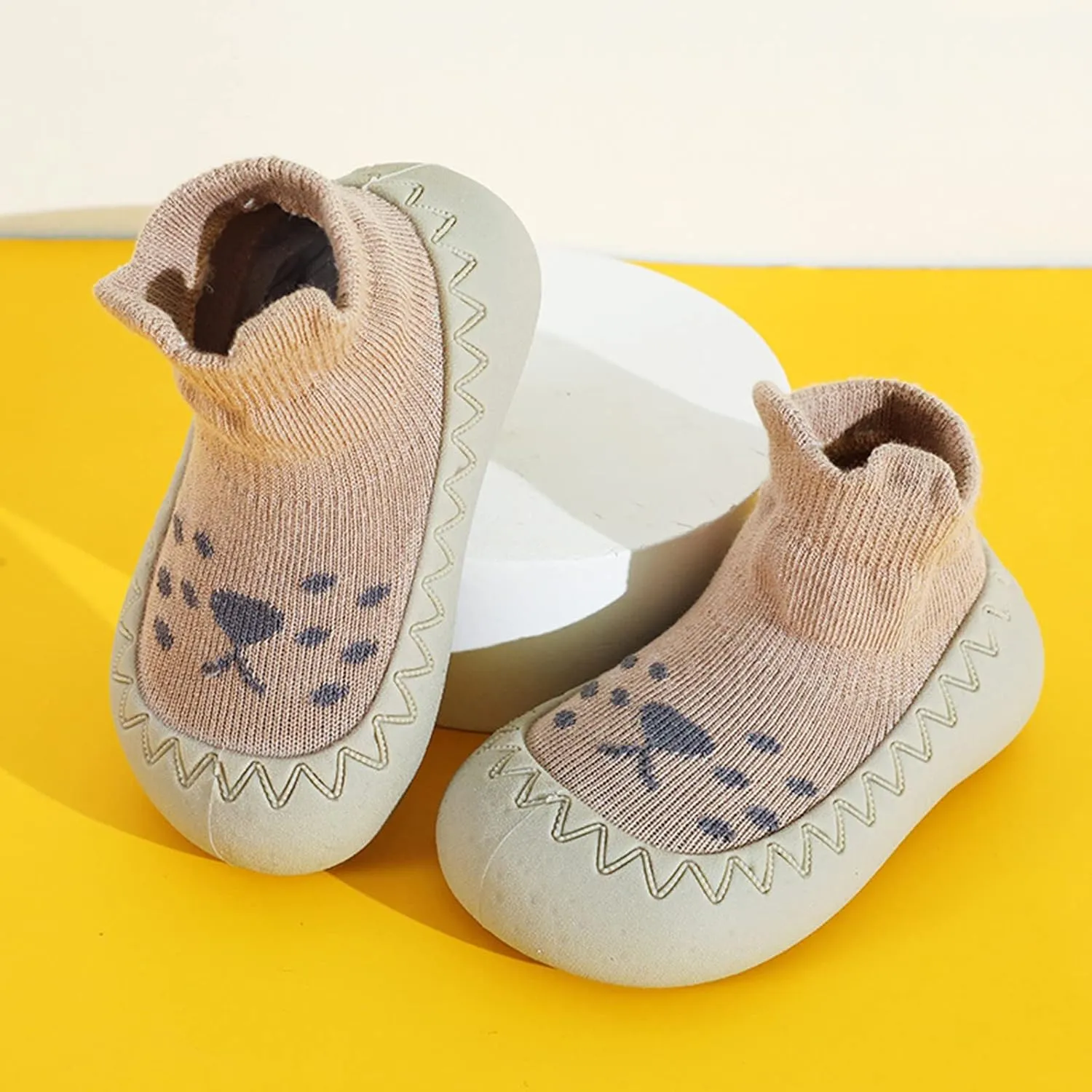 Toddler Sock Shoes Baby Boys Girls Slippers Shoes Non-skid First Walking Shoes Indoor Sneakers for Newborn Infants