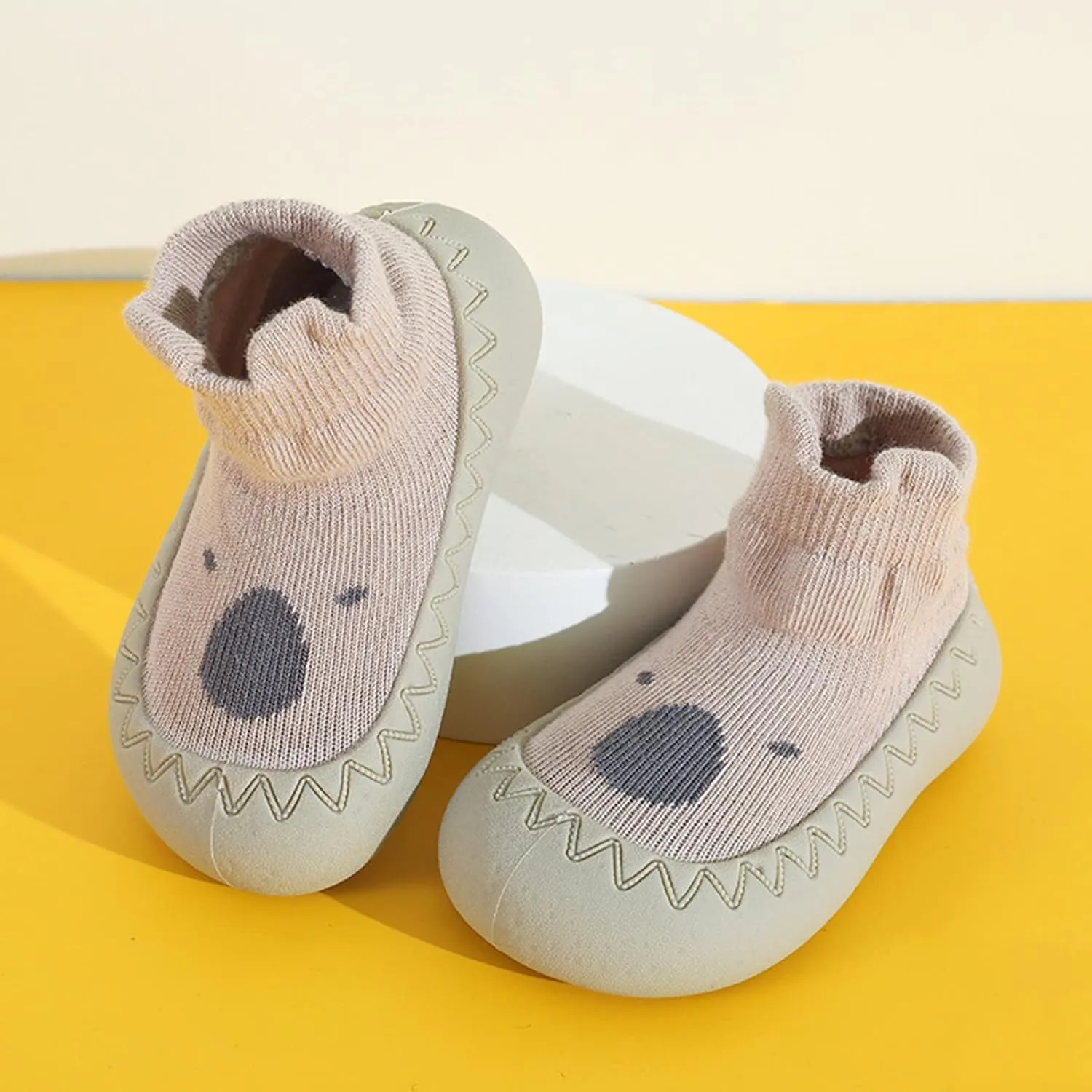 Toddler Sock Shoes Baby Boys Girls Slippers Shoes Non-skid First Walking Shoes Indoor Sneakers for Newborn Infants