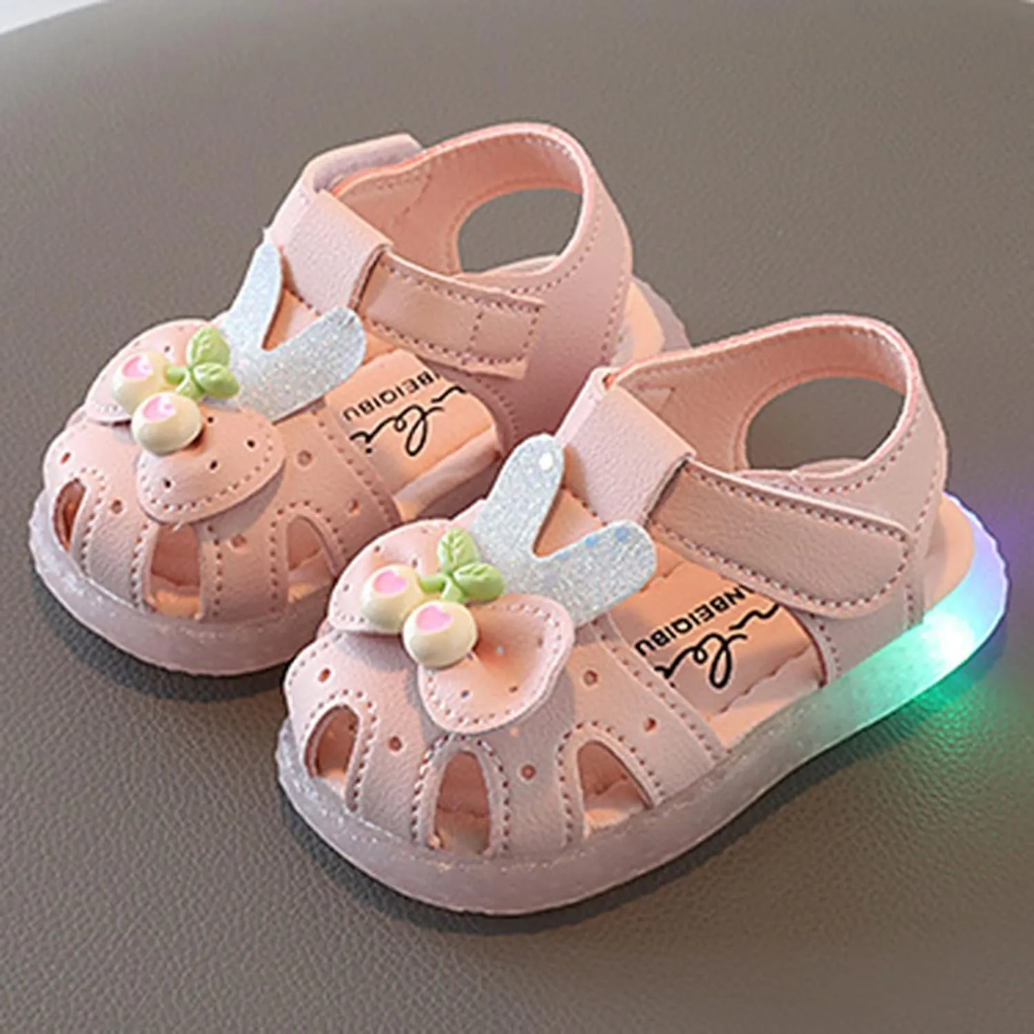 Toddler Soft Foot Warmer Children Shoes Flat Comfort Soft Sandals Soft Sole Toddler Shoes Baotou Princess Light