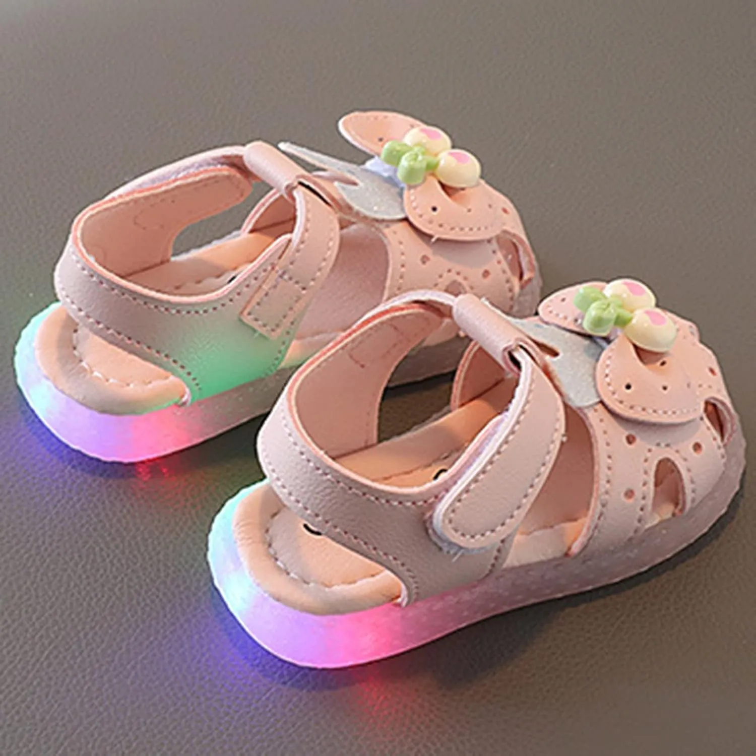Toddler Soft Foot Warmer Children Shoes Flat Comfort Soft Sandals Soft Sole Toddler Shoes Baotou Princess Light