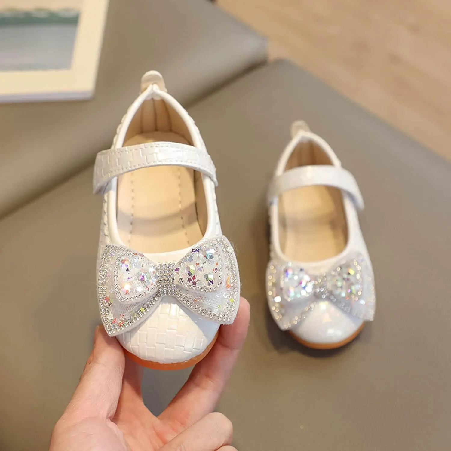Toddler Soft Sole Shoes Fashion Summer Children Sandals Girls Casual Flat Bottom Lightweight Rhinestone Sequins