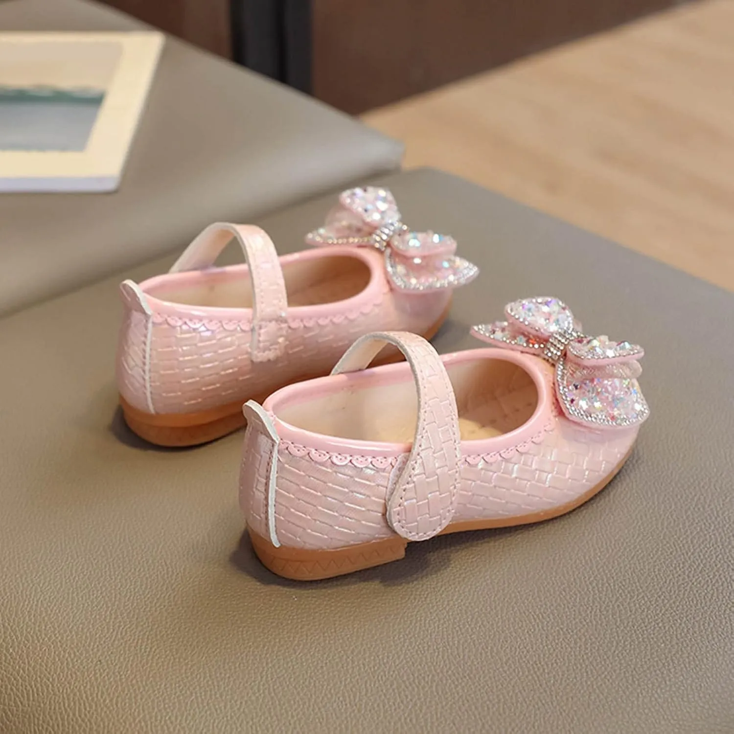 Toddler Soft Sole Shoes Fashion Summer Children Sandals Girls Casual Flat Bottom Lightweight Rhinestone Sequins