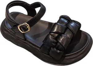 Toddler Soft Sole Shoes Toddler Girls Sandals Summer Outdoor Closed Toe Soft Rubber Sole Beach Water Shoes Dress
