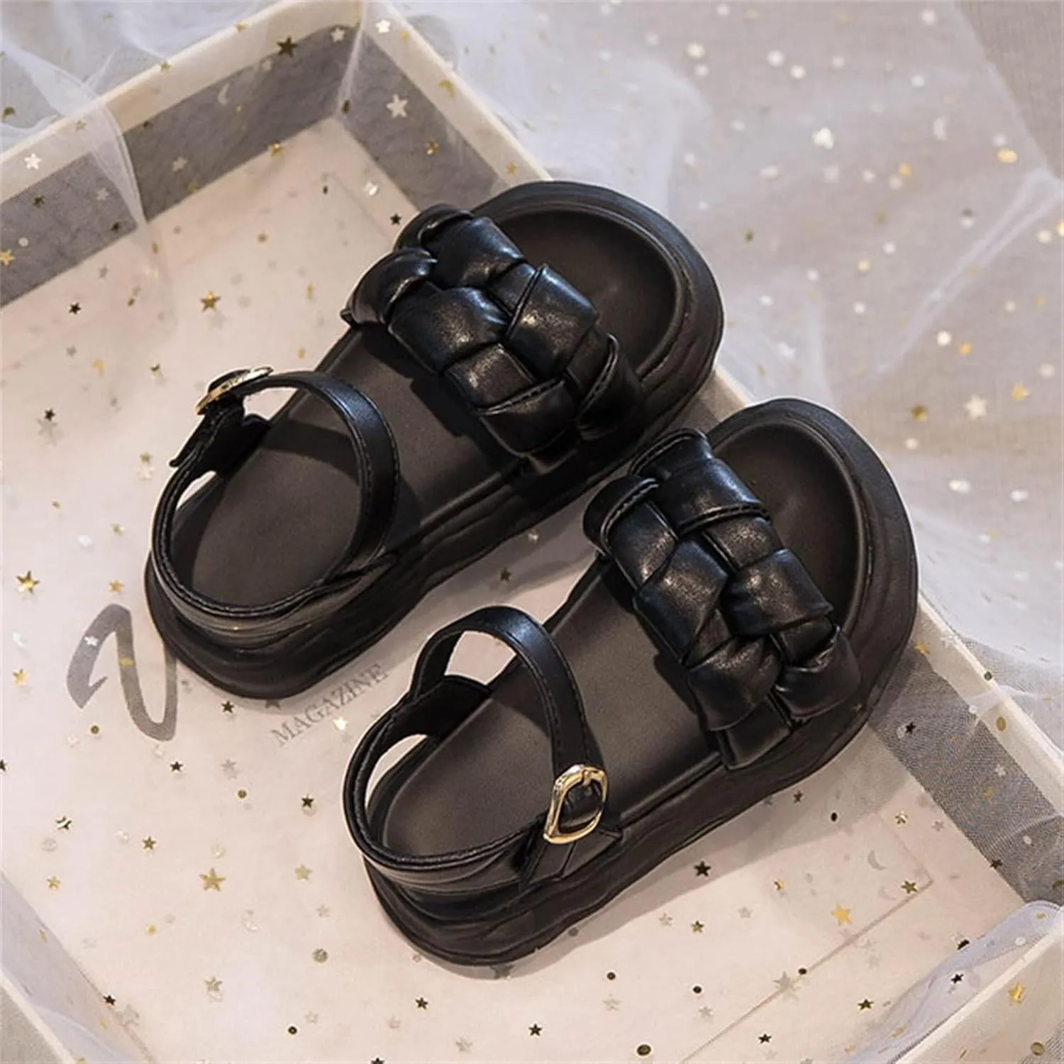 Toddler Soft Sole Shoes Toddler Girls Sandals Summer Outdoor Closed Toe Soft Rubber Sole Beach Water Shoes Dress