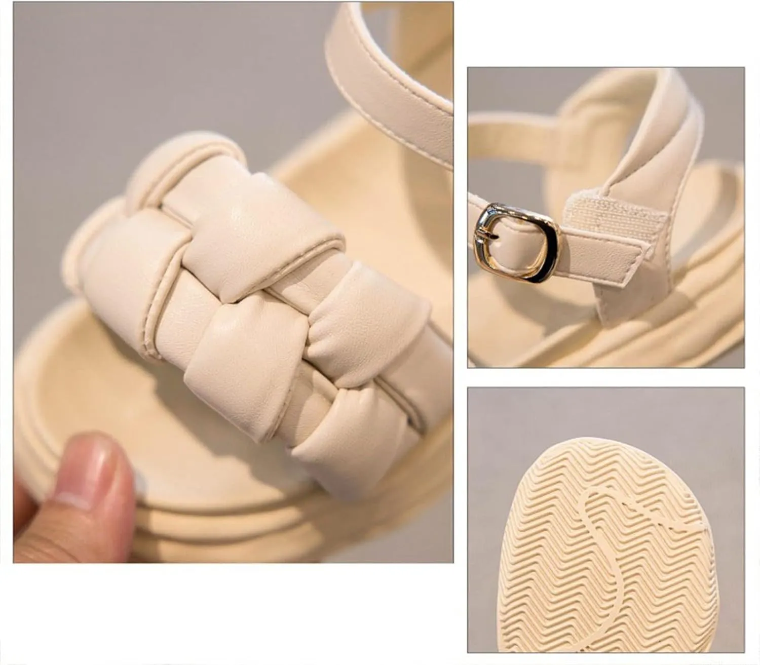 Toddler Soft Sole Shoes Toddler Girls Sandals Summer Outdoor Closed Toe Soft Rubber Sole Beach Water Shoes Dress
