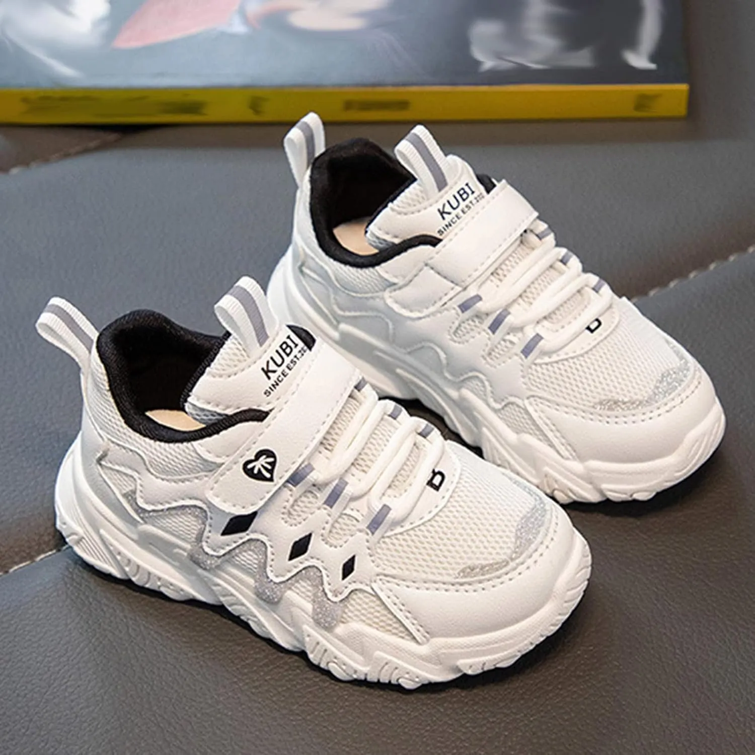 Toddler/Little Kid Running/Walking Shoes Boys Girls Thick Soft Sole Mesh Breathable Comfortable Sports Sneakers