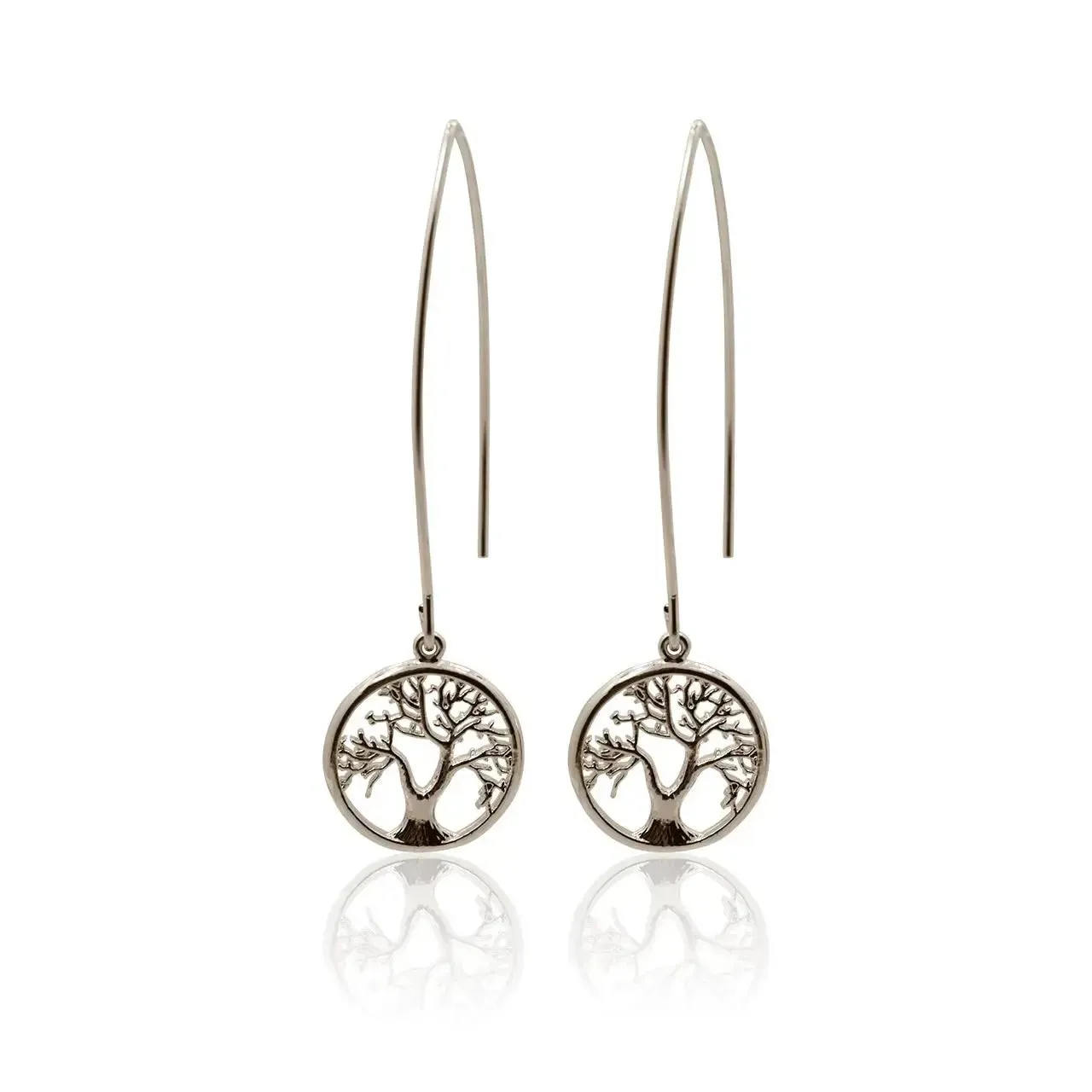 Tree of Life Long Earrings