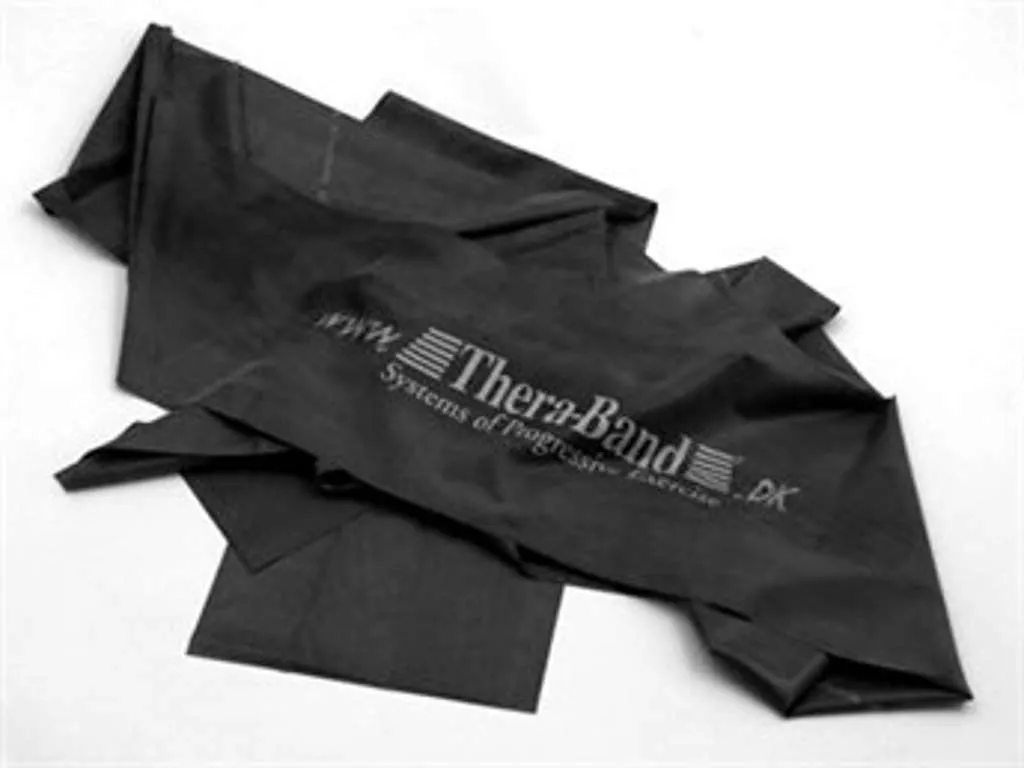 Trningselastik  Thera-Band  2,5m BULK  Sort