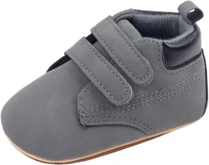 Unisex Baby Girls Boys High-top Shoes, Newborn Infant Anti-Slip Soft Sole First Walking Breathable Sneakers