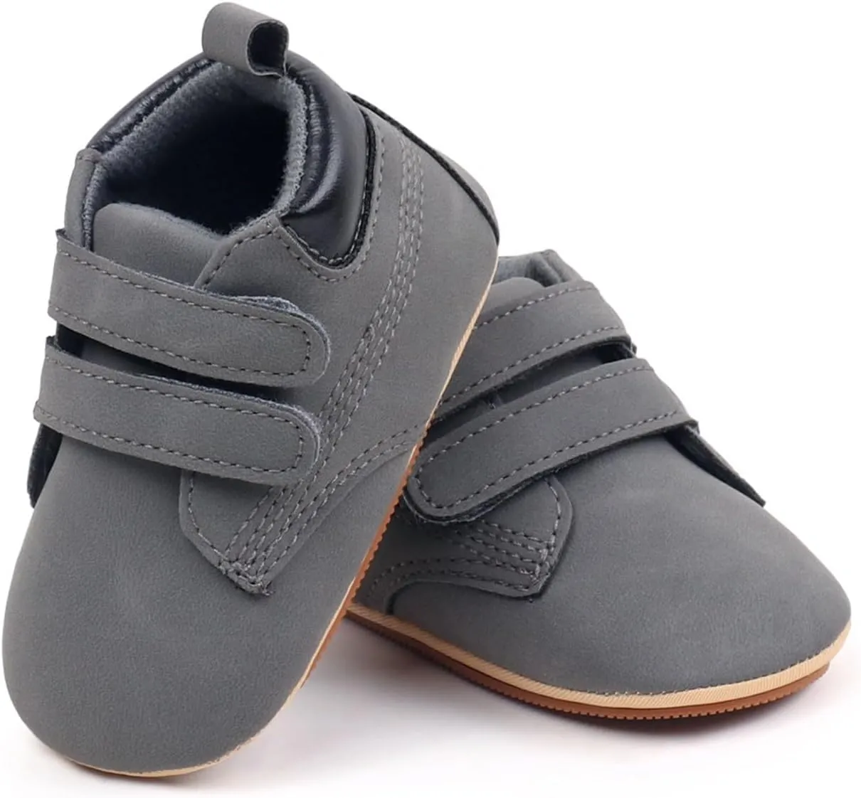 Unisex Baby Girls Boys High-top Shoes, Newborn Infant Anti-Slip Soft Sole First Walking Breathable Sneakers