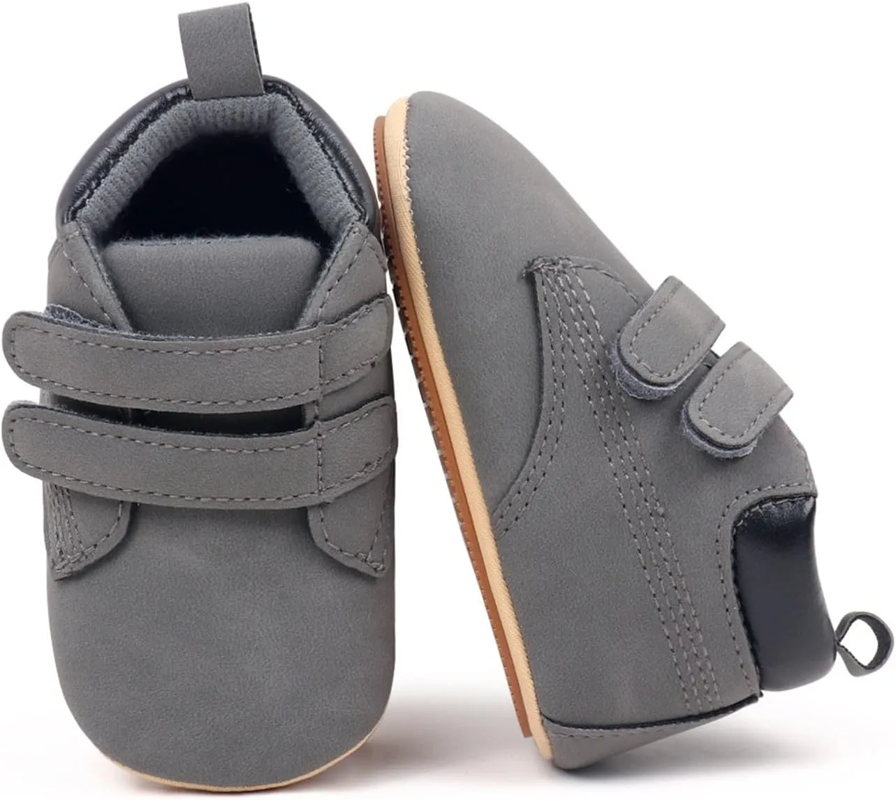 Unisex Baby Girls Boys High-top Shoes, Newborn Infant Anti-Slip Soft Sole First Walking Breathable Sneakers
