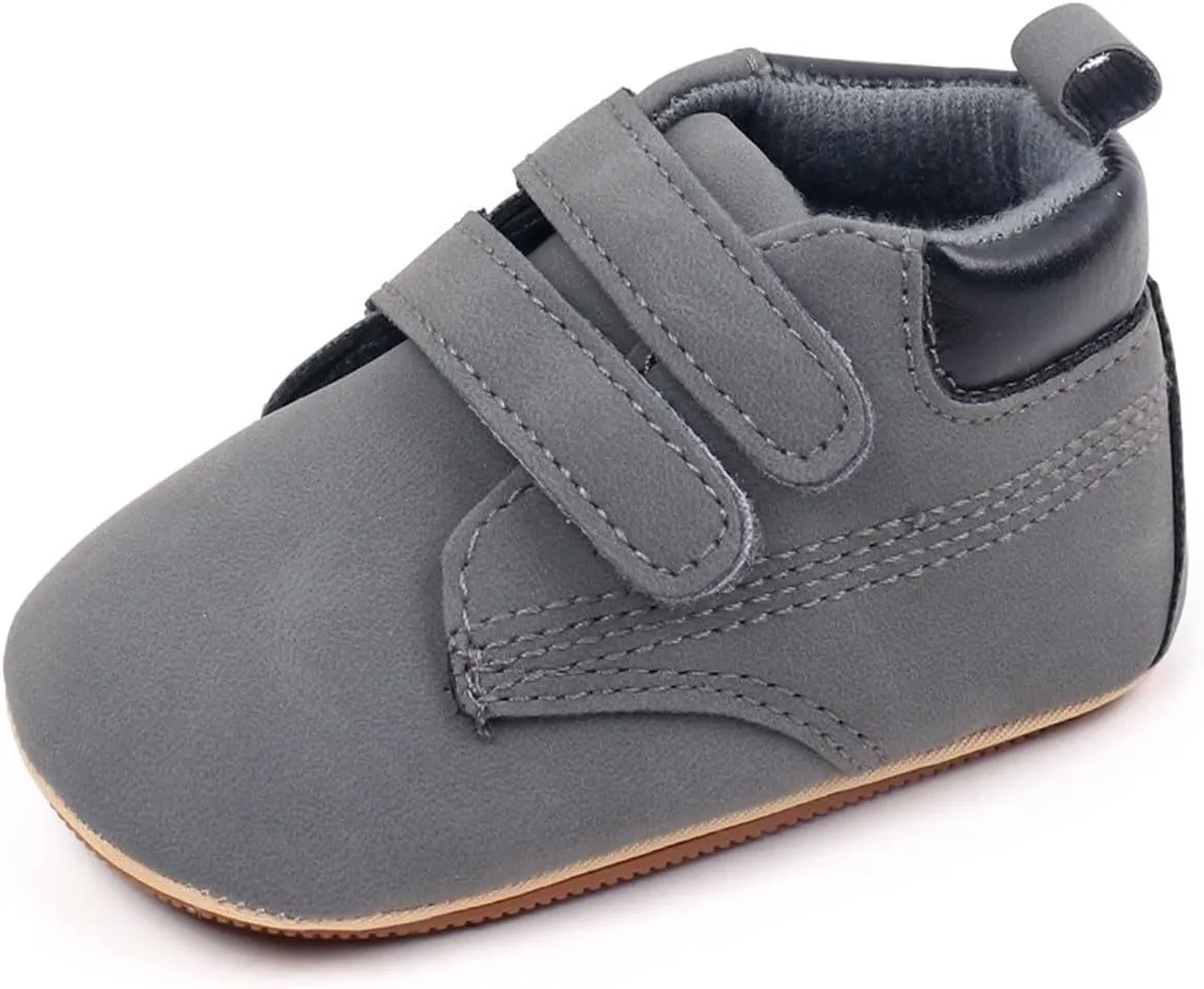 Unisex Baby Girls Boys High-top Shoes, Newborn Infant Anti-Slip Soft Sole First Walking Breathable Sneakers