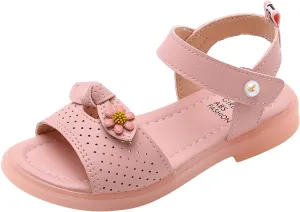 Unisex Baby House Shoes Children Shoes Fashion Flower Thick Sole Sandals Soft Sole Comfortable Princess Sandals