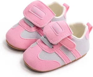 Unisex Baby Soft Sole Retro Sneakers, Sport Newborn Infant First Walkers Shoes