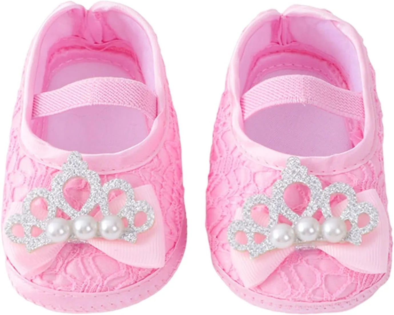 Unisex Girls House Shoes Baby Shoes Fashion Soft Sole Toddler Shoes Pearl Dress Flower Princess Shoes Toddler