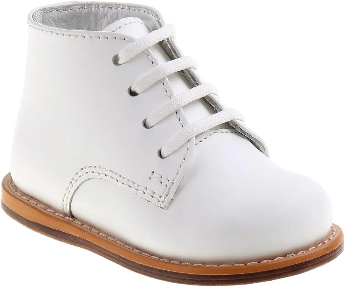 Unisex Josmo, Leather Walking Shoe - Infant & Toddler White 2 3W