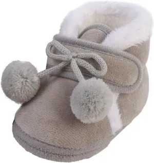 Unisex Organic Cotton Baby Booties Infant Shoes Slipper Sock Soft Baby Socks Infant First Walkers Crib Shoes