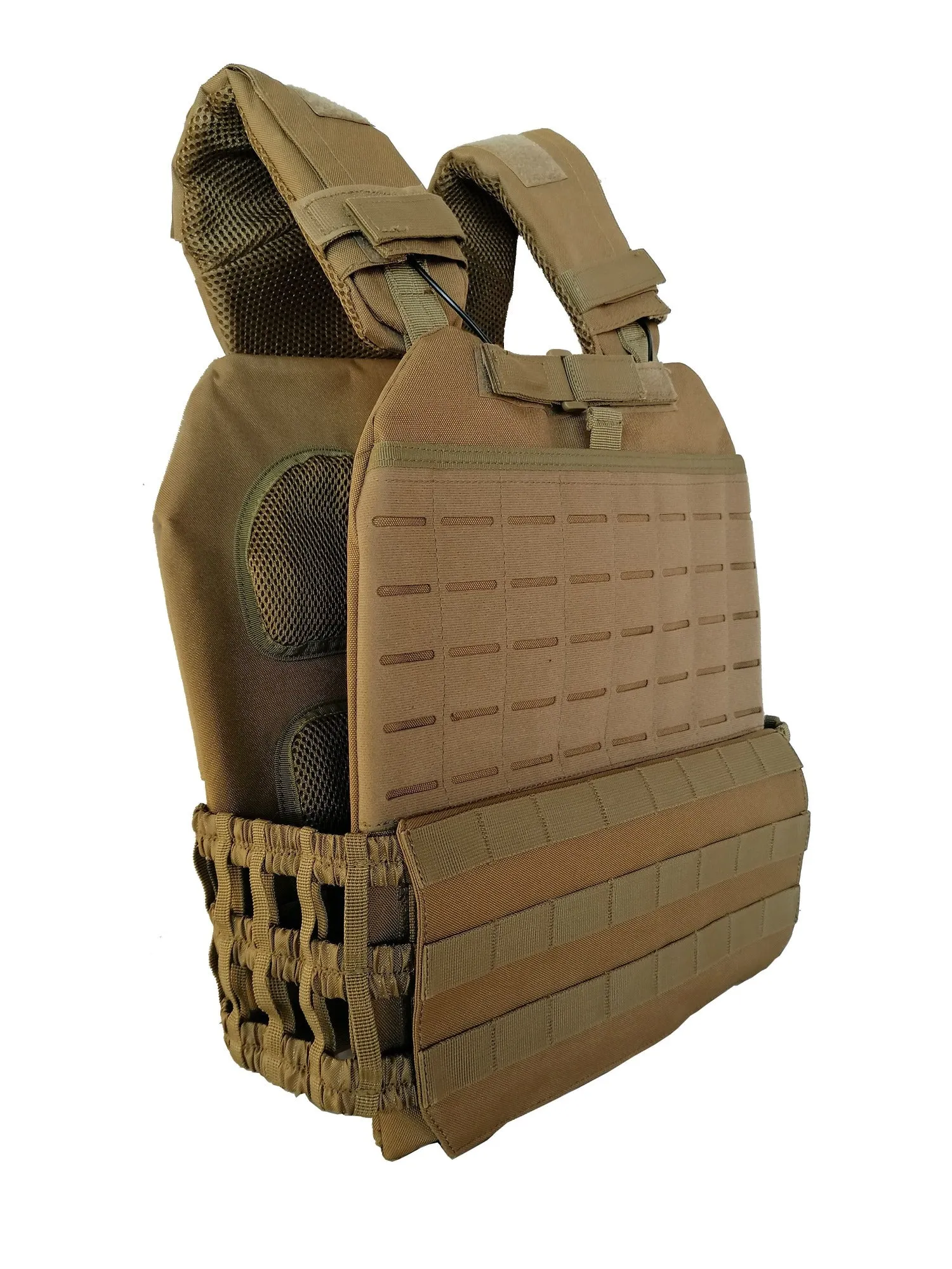 Vgtvest - Titan Life Weightvest Tactical - 14 (3,7-14) kg - Brun