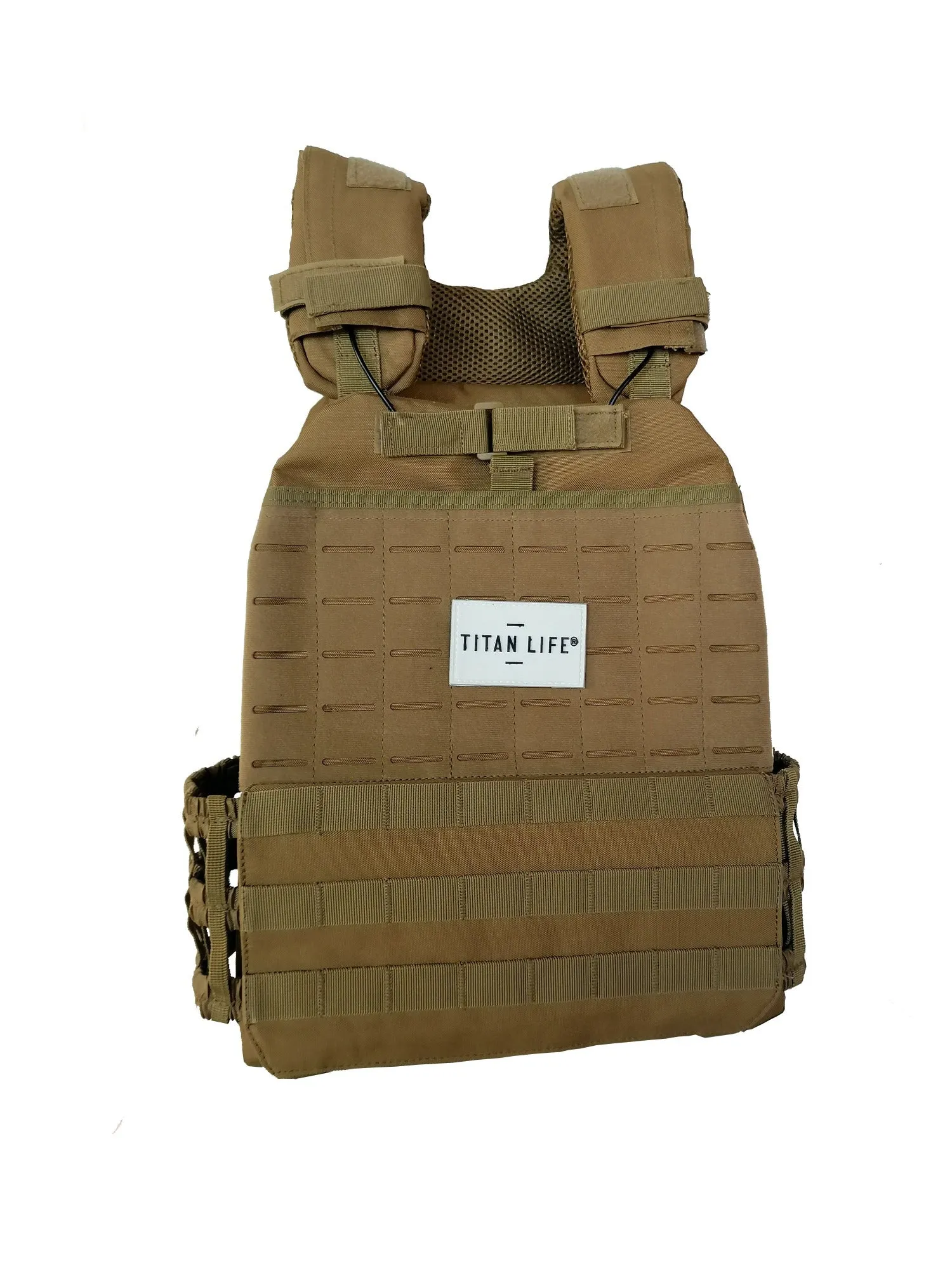 Vgtvest - Titan Life Weightvest Tactical - 14 (3,7-14) kg - Brun