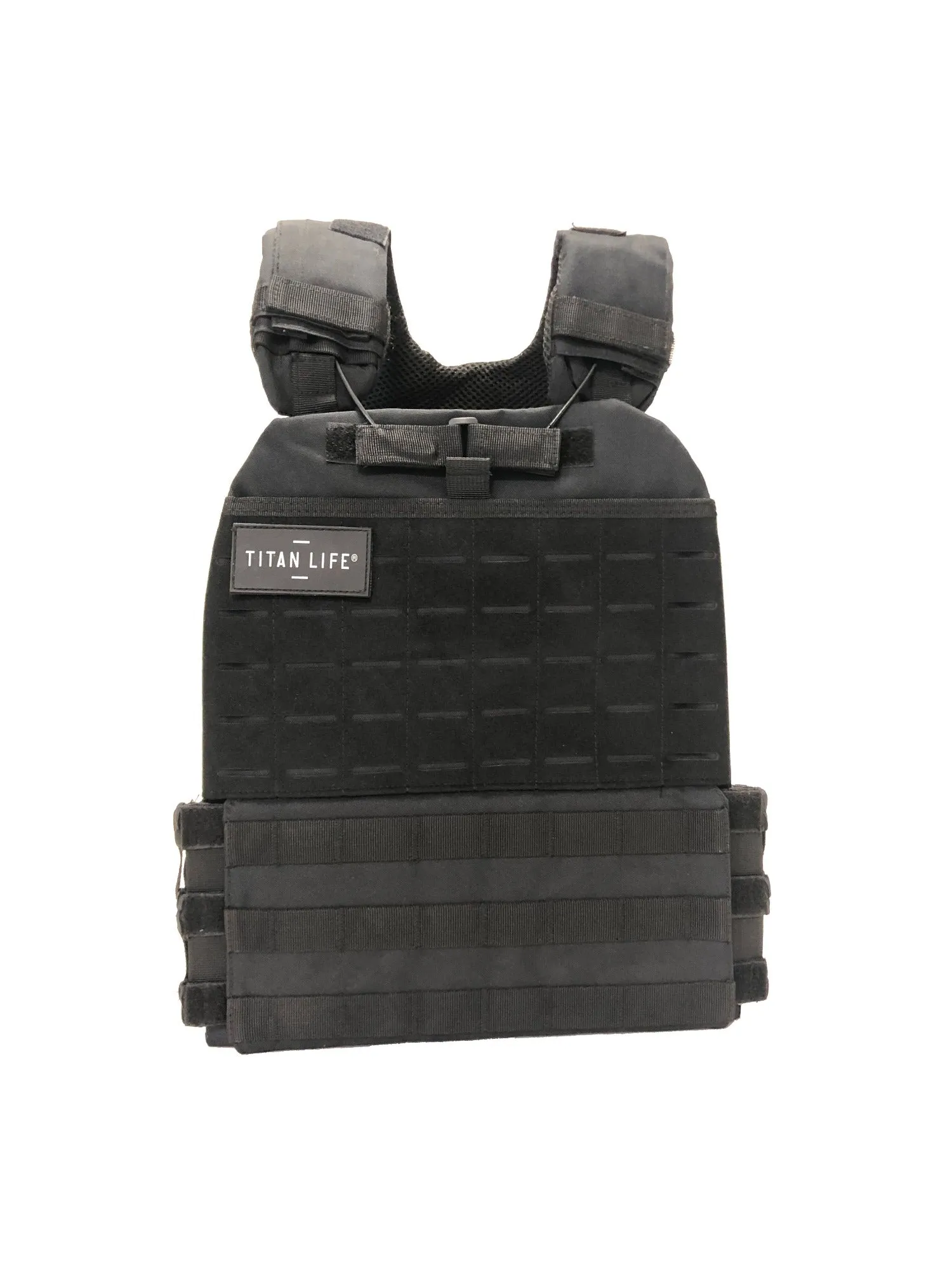 Vgtvest - Titan Life Weightvest Tactical - Sort - 6,7 kg - Sort