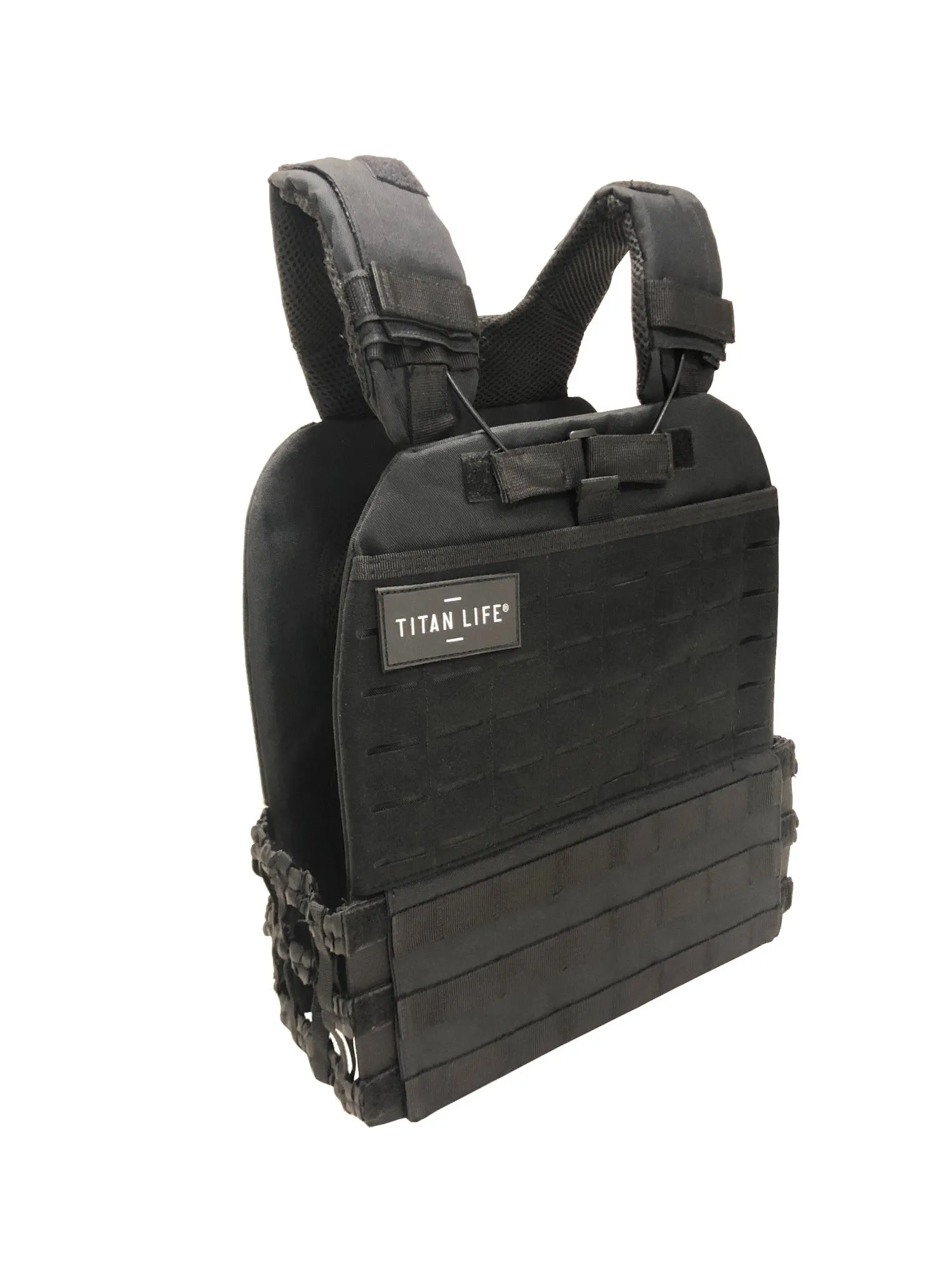 Vgtvest - Titan Life Weightvest Tactical - Sort - 6,7 kg - Sort
