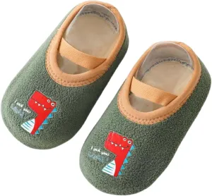 Winter Infant Toddler Shoes Boys Girls Baby Shoes Soft Sole Slip On Shoes Cute Animal Decoration Warm Kids High Tops